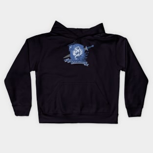 Dog crest, fight for what's right - Blue Kids Hoodie